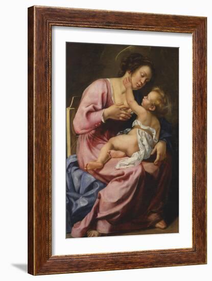 Madonna and Child-Artemisia Gentileschi-Framed Giclee Print