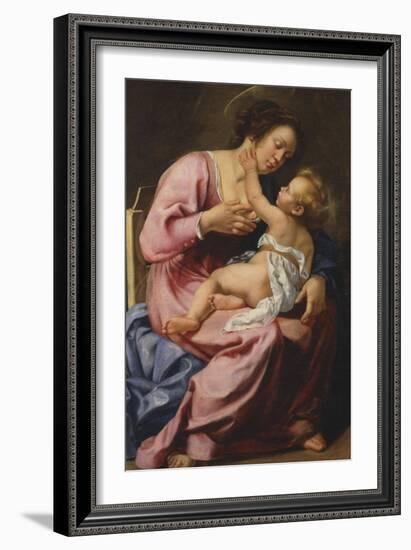 Madonna and Child-Artemisia Gentileschi-Framed Giclee Print