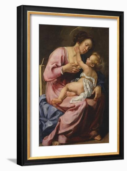 Madonna and Child-Artemisia Gentileschi-Framed Giclee Print