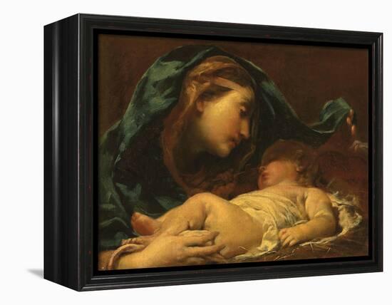 Madonna and Child-Giuseppe Maria Crespi-Framed Premier Image Canvas