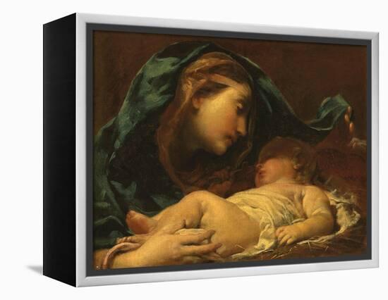 Madonna and Child-Giuseppe Maria Crespi-Framed Premier Image Canvas