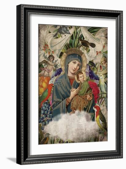 Madonna And Child-Elo Marc-Framed Giclee Print