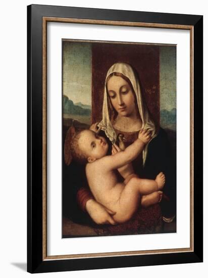 Madonna and Child-Giovanni Bellini-Framed Giclee Print