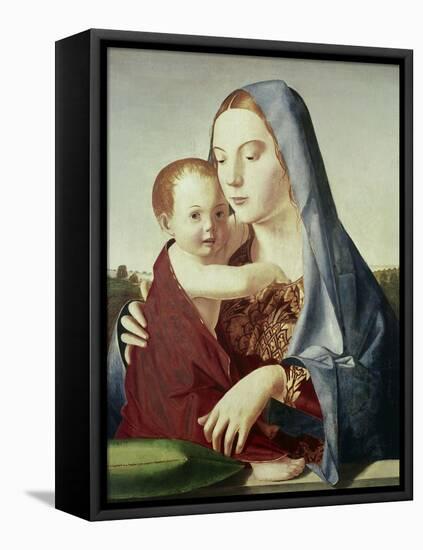 Madonna and Child-Antonello da Messina-Framed Premier Image Canvas