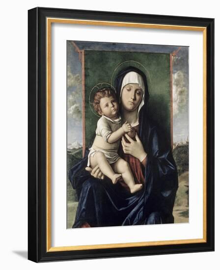 Madonna and Child-Giovanni Bellini-Framed Giclee Print