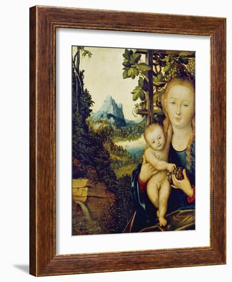 Madonna and Child-Lucas Cranach the Elder-Framed Giclee Print