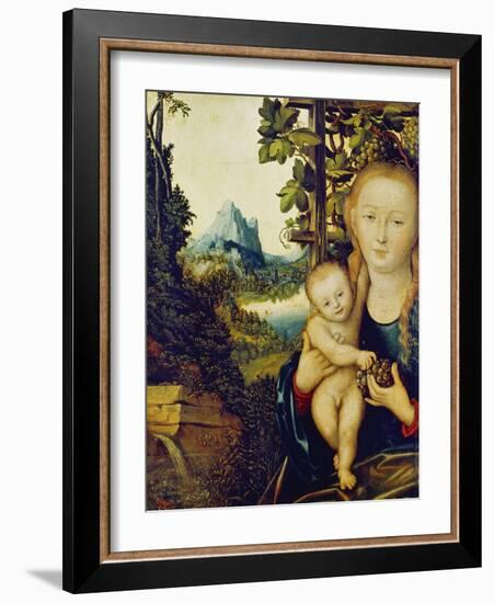 Madonna and Child-Lucas Cranach the Elder-Framed Giclee Print