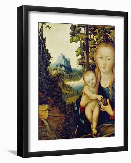 Madonna and Child-Lucas Cranach the Elder-Framed Giclee Print