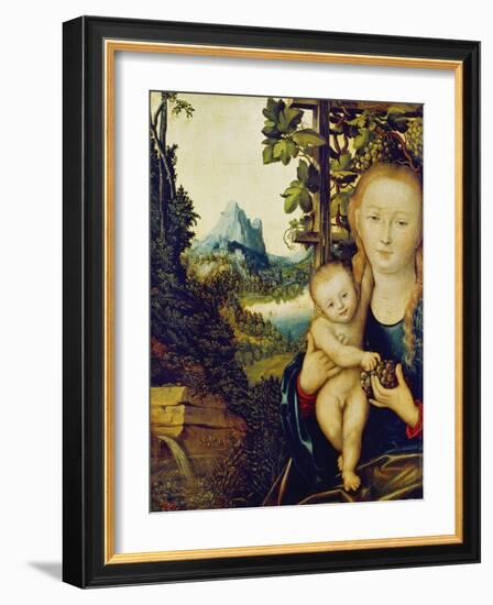 Madonna and Child-Lucas Cranach the Elder-Framed Giclee Print