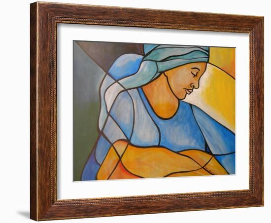 Madonna and child-Patricia Brintle-Framed Giclee Print