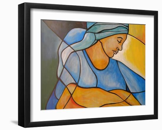 Madonna and child-Patricia Brintle-Framed Giclee Print