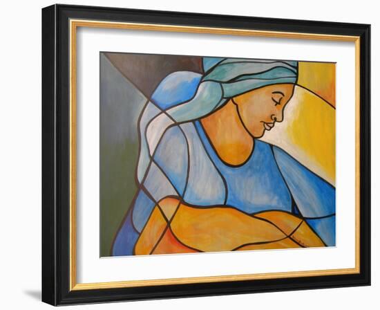 Madonna and child-Patricia Brintle-Framed Giclee Print