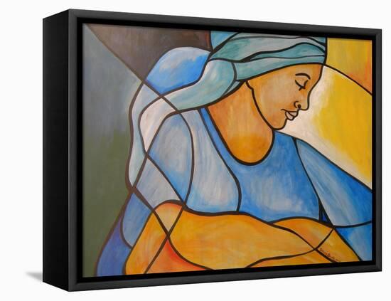 Madonna and child-Patricia Brintle-Framed Premier Image Canvas