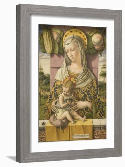 Madonna and Child-Carlo Crivelli-Framed Art Print