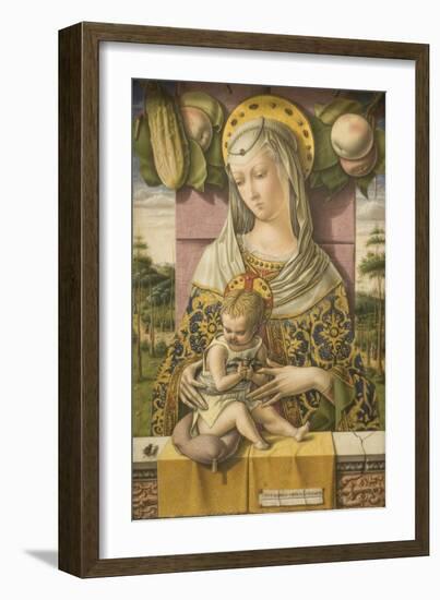 Madonna and Child-Carlo Crivelli-Framed Art Print