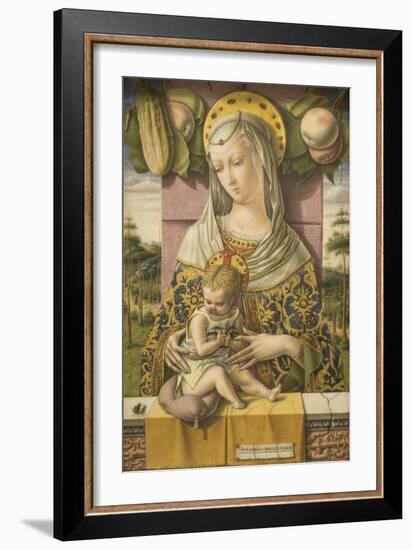 Madonna and Child-Carlo Crivelli-Framed Art Print