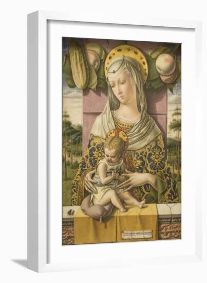 Madonna and Child-Carlo Crivelli-Framed Art Print