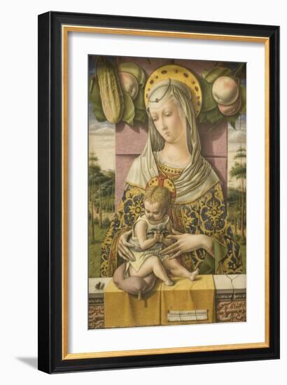 Madonna and Child-Carlo Crivelli-Framed Art Print