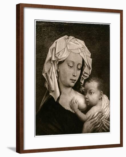 Madonna and Child-Rogier van der Weyden-Framed Giclee Print