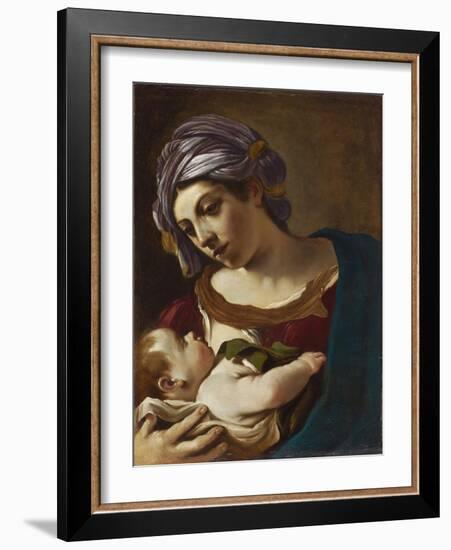 Madonna and Child-Guercino-Framed Giclee Print