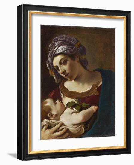 Madonna and Child-Guercino-Framed Giclee Print