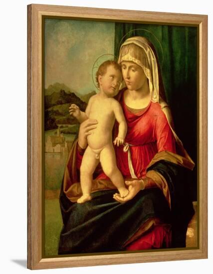 Madonna and Child-Giovanni Battista Cima Da Conegliano-Framed Premier Image Canvas