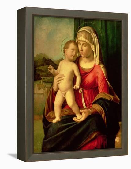 Madonna and Child-Giovanni Battista Cima Da Conegliano-Framed Premier Image Canvas