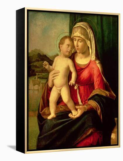 Madonna and Child-Giovanni Battista Cima Da Conegliano-Framed Premier Image Canvas