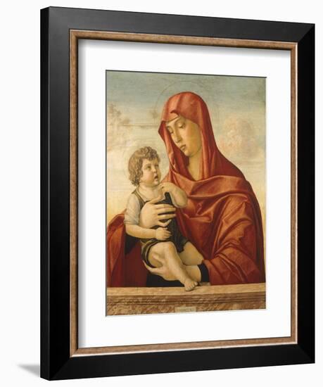 Madonna and Child-Giovanni Bellini-Framed Giclee Print