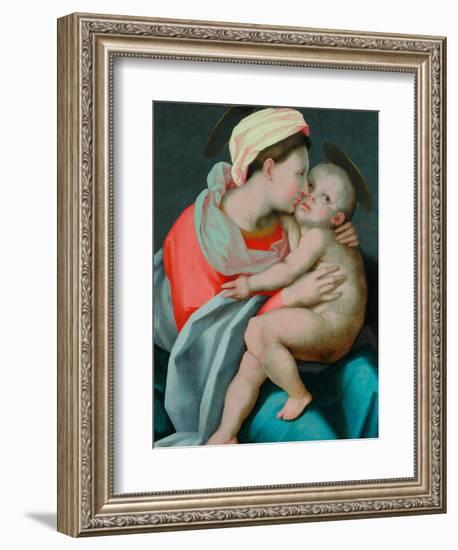 Madonna and Child-Giovanni Battista Rosso Fiorentino-Framed Giclee Print