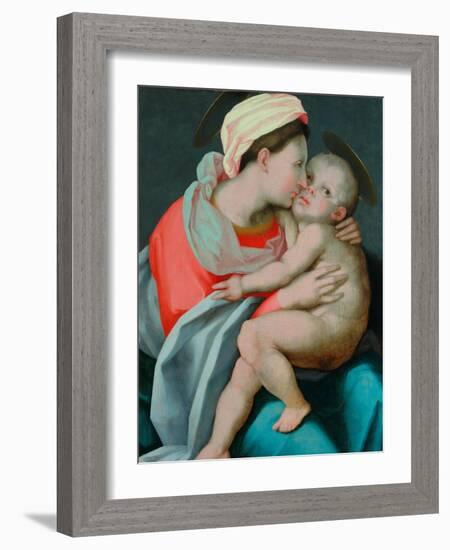 Madonna and Child-Giovanni Battista Rosso Fiorentino-Framed Giclee Print