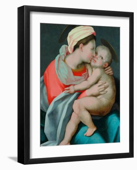 Madonna and Child-Giovanni Battista Rosso Fiorentino-Framed Giclee Print