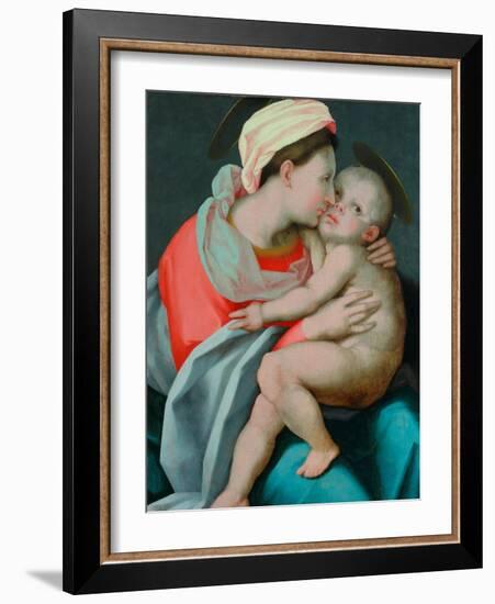 Madonna and Child-Giovanni Battista Rosso Fiorentino-Framed Giclee Print