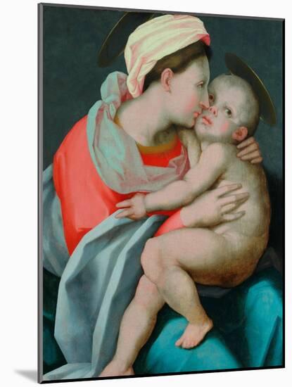 Madonna and Child-Giovanni Battista Rosso Fiorentino-Mounted Giclee Print