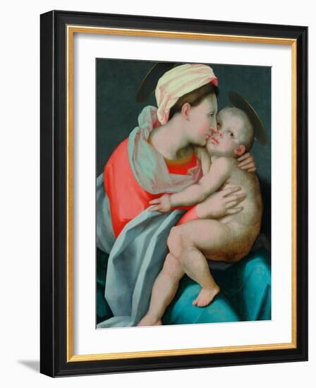 Madonna and Child-Giovanni Battista Rosso Fiorentino-Framed Giclee Print