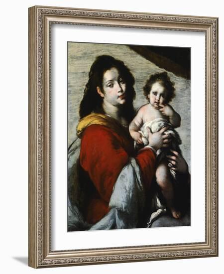 Madonna and Child-Bernardo Strozzi-Framed Giclee Print