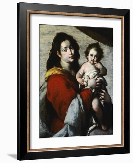 Madonna and Child-Bernardo Strozzi-Framed Giclee Print