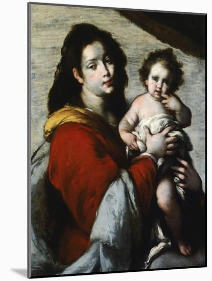 Madonna and Child-Bernardo Strozzi-Mounted Giclee Print