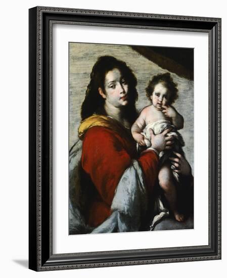 Madonna and Child-Bernardo Strozzi-Framed Giclee Print