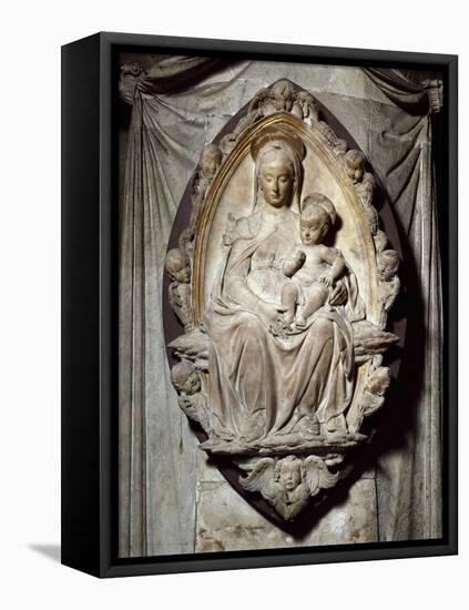 Madonna and Child-Antonio Rossellino-Framed Premier Image Canvas