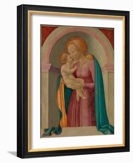 Madonna and Child-Master of the Lanckoronski Annunciation-Framed Giclee Print