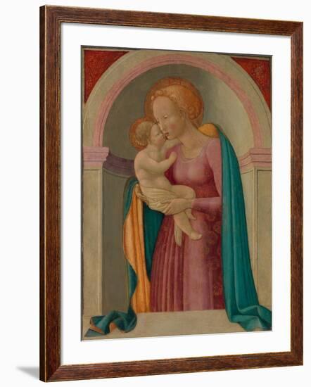 Madonna and Child-Master of the Lanckoronski Annunciation-Framed Giclee Print