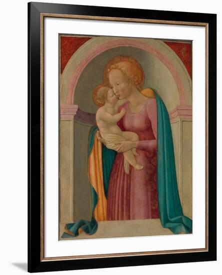 Madonna and Child-Master of the Lanckoronski Annunciation-Framed Giclee Print