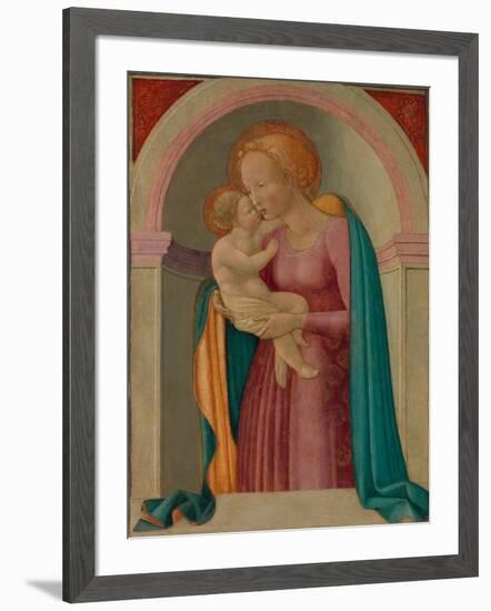 Madonna and Child-Master of the Lanckoronski Annunciation-Framed Giclee Print