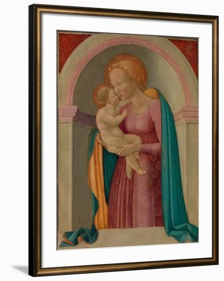 Madonna and Child-Master of the Lanckoronski Annunciation-Framed Giclee Print