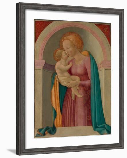 Madonna and Child-Master of the Lanckoronski Annunciation-Framed Giclee Print