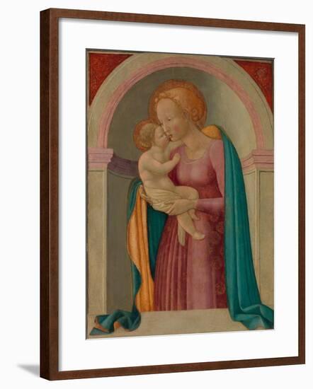 Madonna and Child-Master of the Lanckoronski Annunciation-Framed Giclee Print