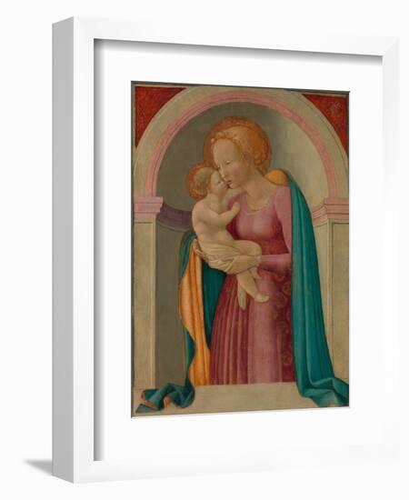 Madonna and Child-Master of the Lanckoronski Annunciation-Framed Giclee Print