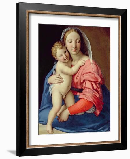 Madonna and Child-Lorenzo di Credi-Framed Giclee Print