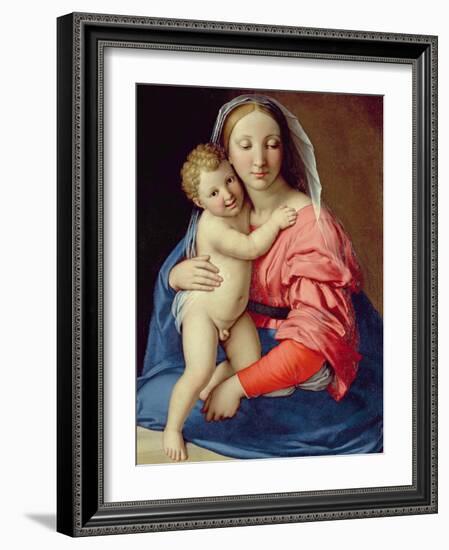 Madonna and Child-Lorenzo di Credi-Framed Giclee Print